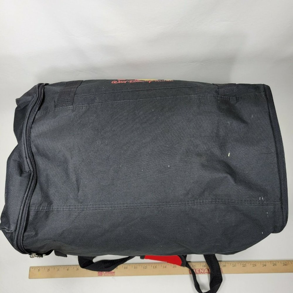 Walt Disney World 1971 Mickey Mouse Black Duffel Bag Travel Gym Tote Disney Park - Picture 8 of 11